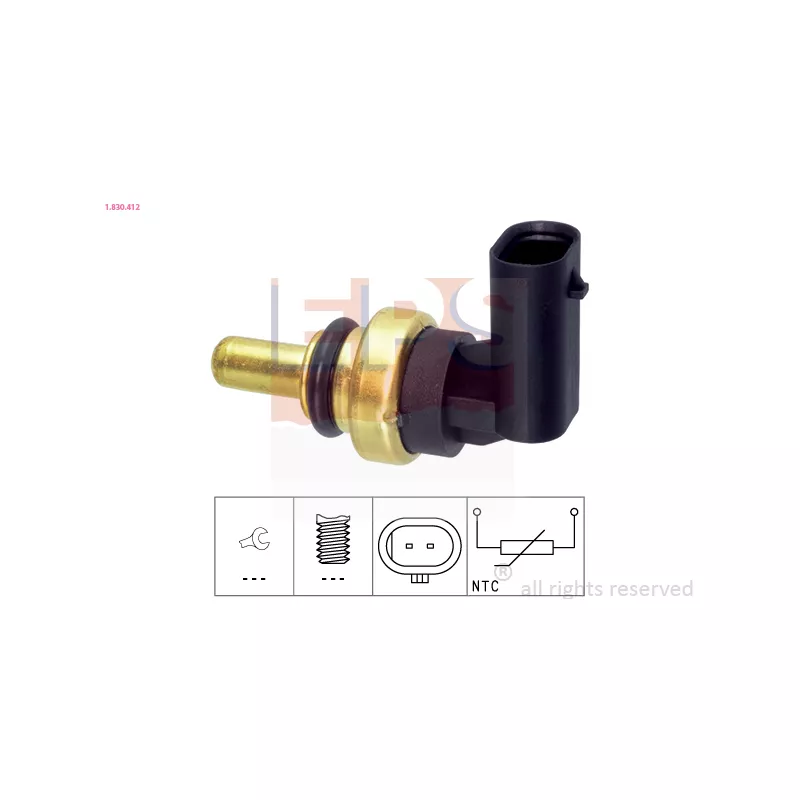 Sonde, température du liquide de refroidissement EPS 1.830.412