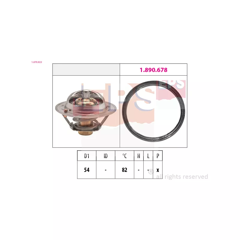 Thermostat, liquide de refroidissement EPS 1.879.923