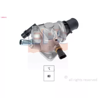 Thermostat, liquide de refroidissement EPS