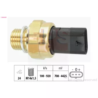 Capteur, pression d'huile EPS 1.980.003