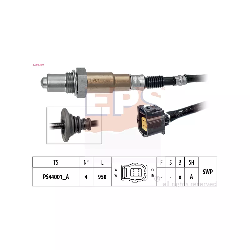 Sonde lambda EPS 1.998.110