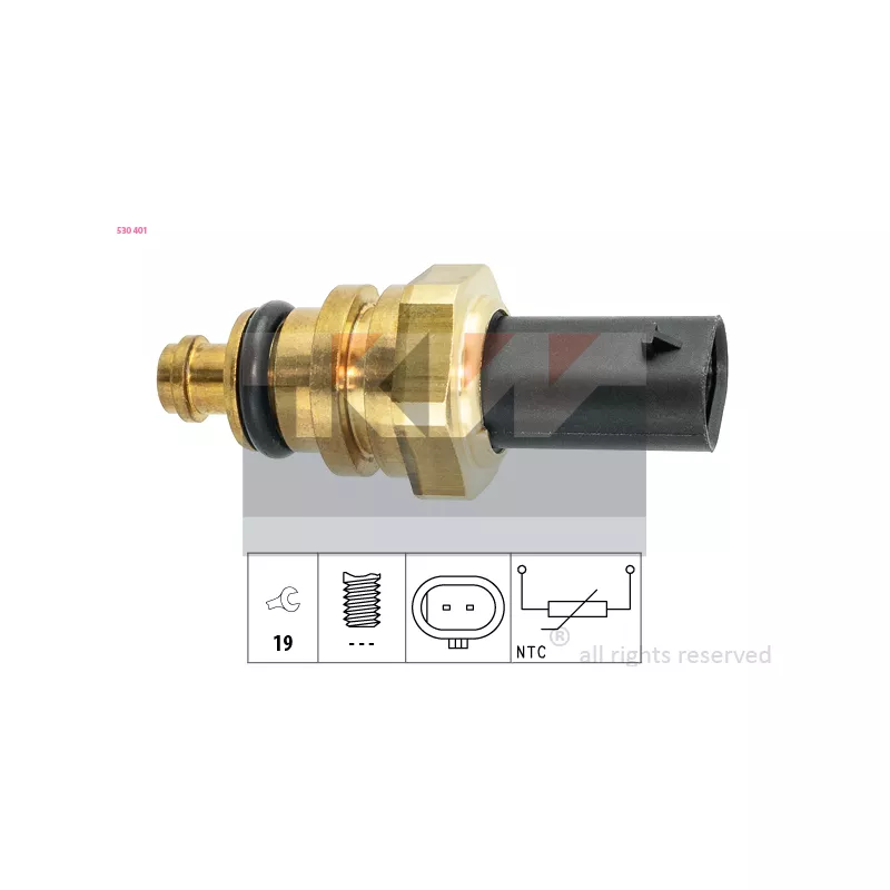 Sonde, température du liquide de refroidissement KW 530 401