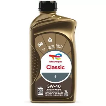 Huile moteur 5W-40 Classic 9 - 1L TotalEnergies