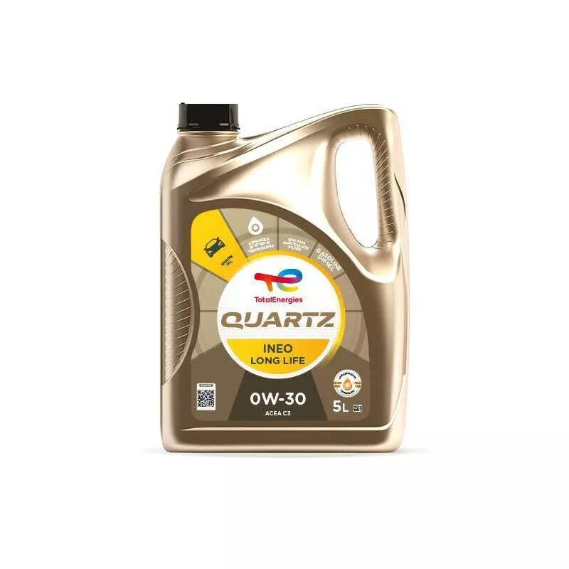 Huile moteur 0W-30 QUARTZ INEO LONG LIFE – 5L TotalEnergies 214225