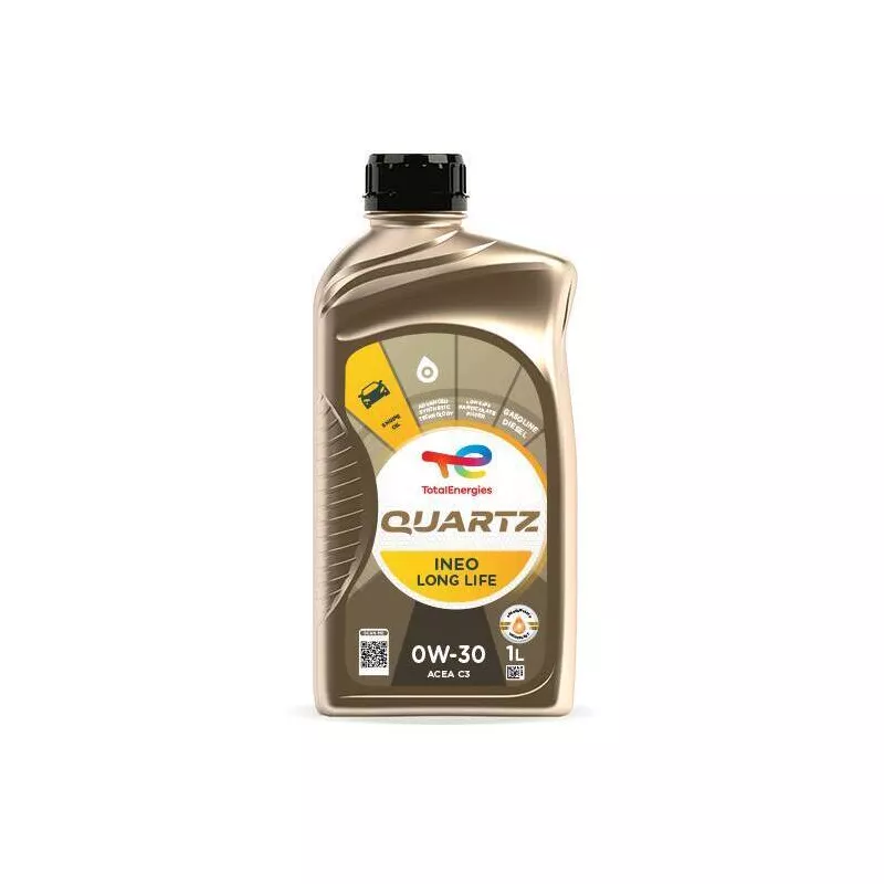 Huile moteur 0W-30 QUARTZ INEO LONG LIFE – 1L TotalEnergies 216246
