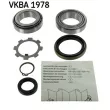 Roulement de roue avant SKF VKBA 1978 - Visuel 1