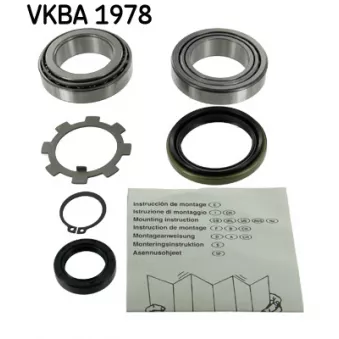 Roulement de roue avant SKF VKBA 1978
