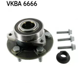 Roulement de roue avant SKF VKBA 6666