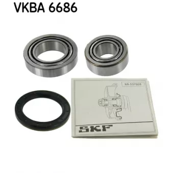 Roulement de roue avant SKF VKBA 6686