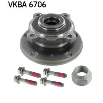Roulement de roue arrière SKF VKBA 6706