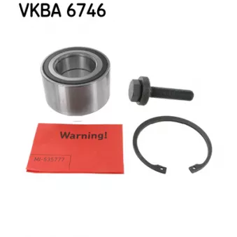 Roulement de roue avant SKF VKBA 6746
