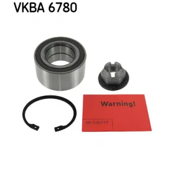 Roulement de roue avant SKF VKBA 6780