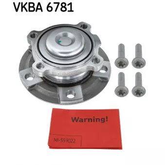 Roulement de roue avant SKF VKBA 6781