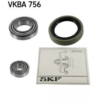 Roulement de roue avant SKF VKBA 756