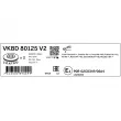 Jeu de 2 disques de frein avant SKF VKBD 80125 V2 - Visuel 3