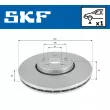 Jeu de 2 disques de frein avant SKF VKBD 80149 V1 - Visuel 2