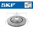 Jeu de 2 disques de frein avant SKF VKBD 80342 V1 - Visuel 2