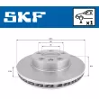 Disque de frein avant gauche SKF VKBD 80344 V1 - Visuel 2