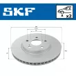 Jeu de 2 disques de frein avant SKF VKBD 80353 V2 - Visuel 2