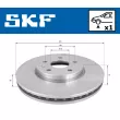 Jeu de 2 disques de frein avant SKF VKBD 80360 V1 - Visuel 2