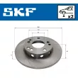 Jeu de 2 disques de frein avant SKF VKBD 80363 S2 - Visuel 2