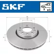 Jeu de 2 disques de frein avant SKF VKBD 80411 V1 - Visuel 2