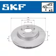 Jeu de 2 disques de frein avant SKF VKBD 80414 V1 - Visuel 2