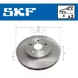 Jeu de 2 disques de frein avant SKF VKBD 80477 V2 - Visuel 2