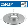 Jeu de 2 disques de frein avant SKF VKBD 80534 V2 - Visuel 2
