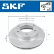 Jeu de 2 disques de frein avant SKF VKBD 80538 V1 - Visuel 2