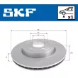 Jeu de 2 disques de frein avant SKF VKBD 80553 V1 - Visuel 2