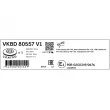 Jeu de 2 disques de frein avant SKF VKBD 80557 V1 - Visuel 3