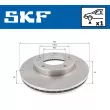 Jeu de 2 disques de frein avant SKF VKBD 80595 V1 - Visuel 2