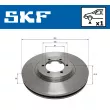 Jeu de 2 disques de frein avant SKF VKBD 80597 V1 - Visuel 2