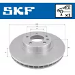Jeu de 2 disques de frein avant SKF VKBD 80645 V1 - Visuel 2