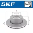 Jeu de 2 disques de frein avant SKF VKBD 80646 V1 - Visuel 2