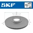 Jeu de 2 disques de frein avant SKF VKBD 80690 V2 - Visuel 2