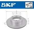 Jeu de 2 disques de frein avant SKF VKBD 80718 V2 - Visuel 2