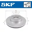 Jeu de 2 disques de frein avant SKF VKBD 80737 V1 - Visuel 2
