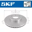 Jeu de 2 disques de frein avant SKF VKBD 80807 V2 - Visuel 2