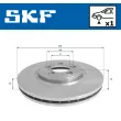Jeu de 2 disques de frein avant SKF VKBD 81093 V1 - Visuel 2
