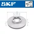 Jeu de 2 disques de frein avant SKF VKBD 81097 V1 - Visuel 2