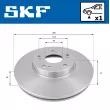 Jeu de 2 disques de frein avant SKF VKBD 81106 V1 - Visuel 2