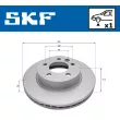 Jeu de 2 disques de frein avant SKF VKBD 81179 V1 - Visuel 2
