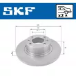 Jeu de 2 disques de frein arrière SKF VKBD 90332 S2 - Visuel 2