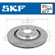 Jeu de 2 disques de frein arrière SKF VKBD 90371 V1 - Visuel 2