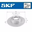 Jeu de 2 disques de frein arrière SKF VKBD 90378 S2 - Visuel 2