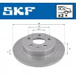 Jeu de 2 disques de frein arrière SKF VKBD 90401 S2 - Visuel 2