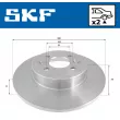 Jeu de 2 disques de frein arrière SKF VKBD 90439 S2 - Visuel 2