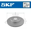 Jeu de 2 disques de frein arrière SKF VKBD 90456 V1 - Visuel 2